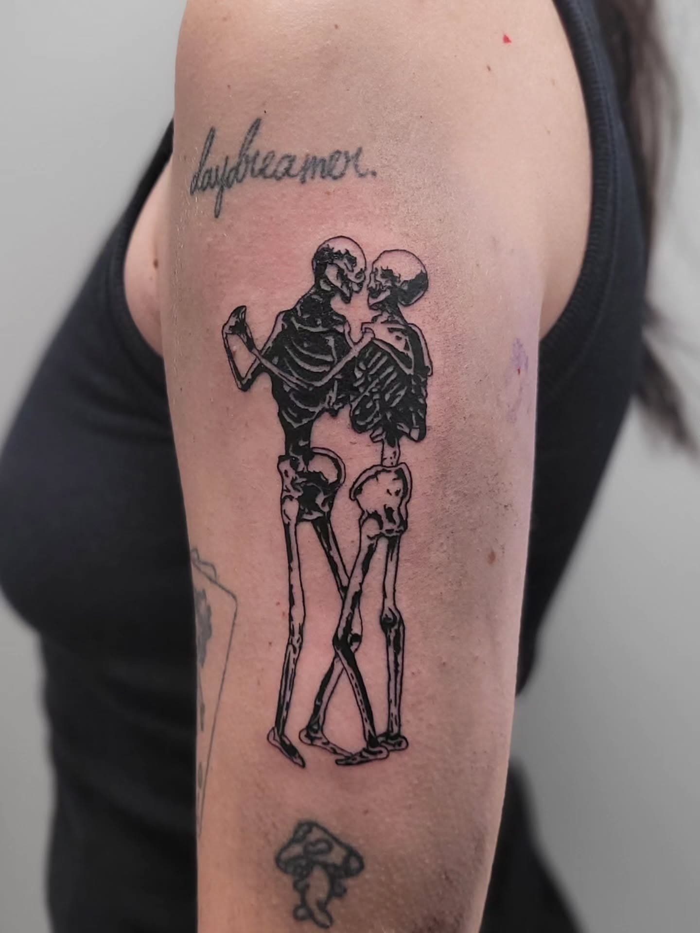 Daydreamer — Fine line tattoo by Bash